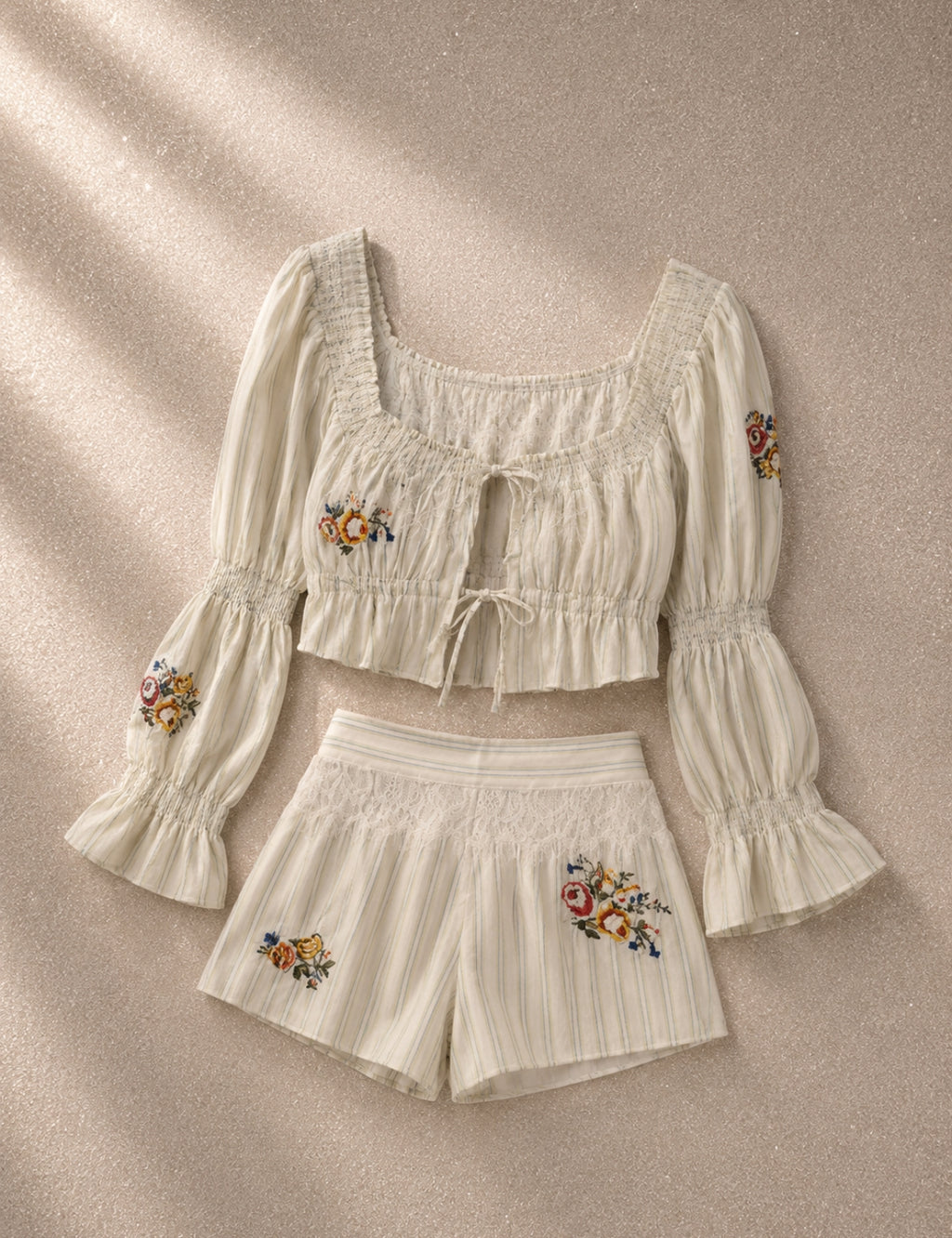 Kimchi & Blue embroidered бохо комплект