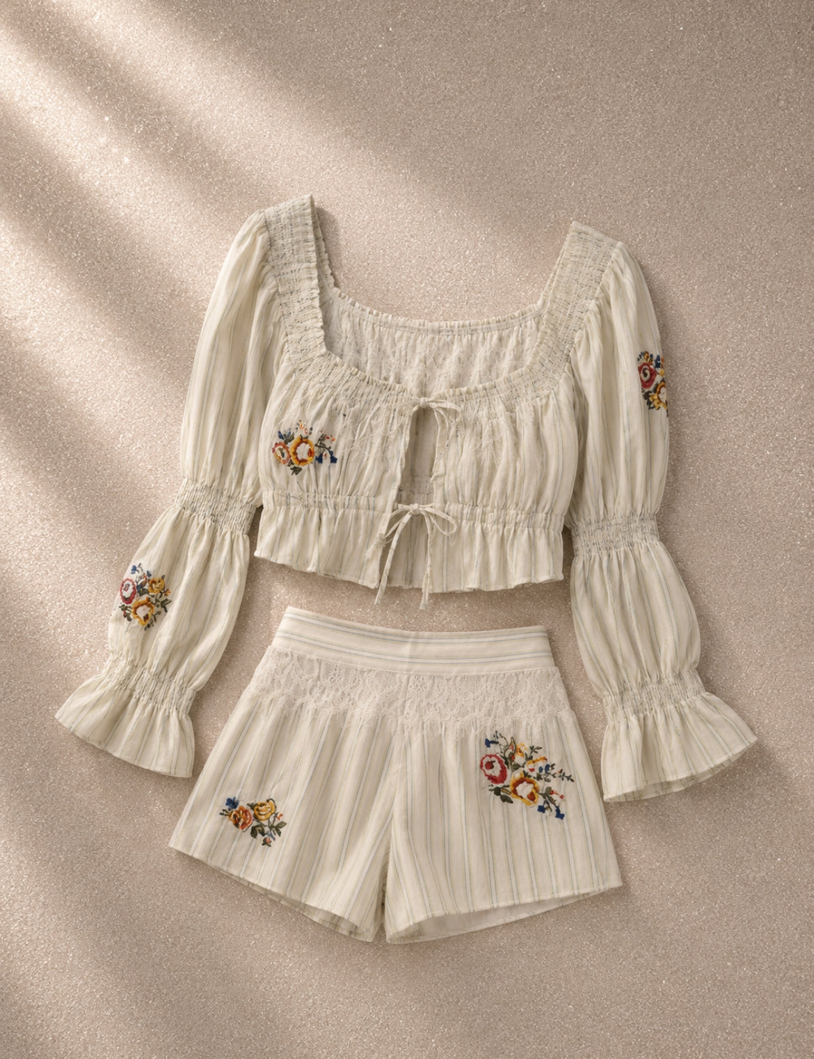 Kimchi & Blue embroidered бохо комплект