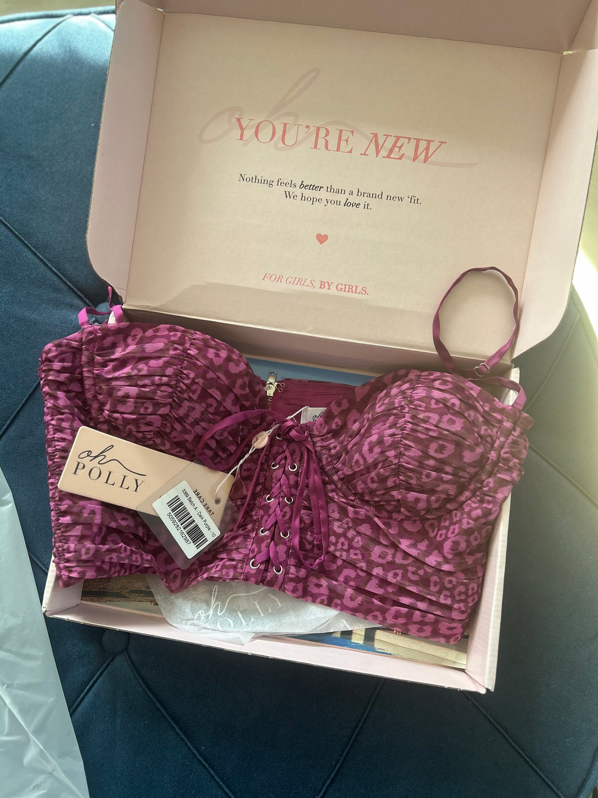 Oh Polly corset crop top