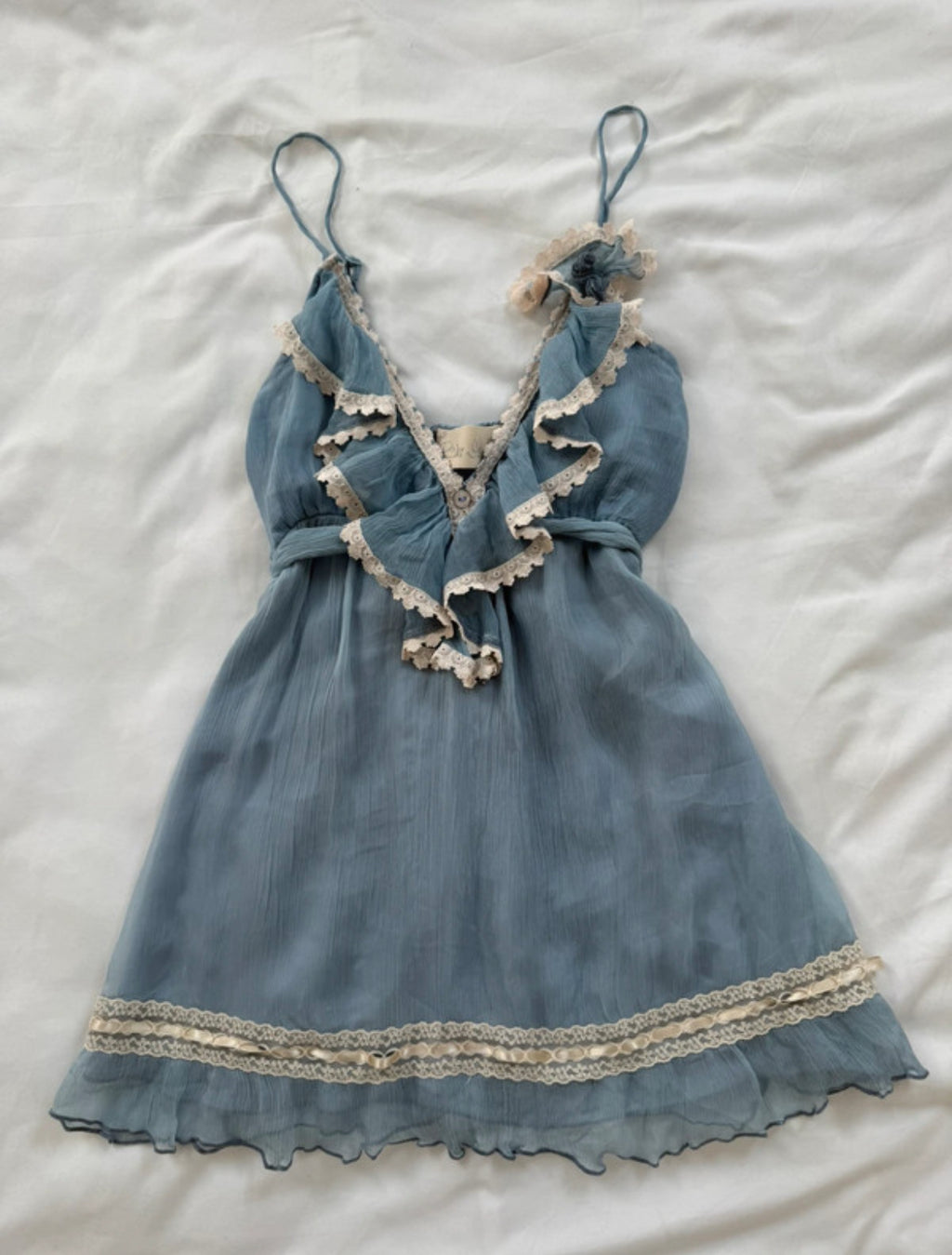 Винтидж копринен топ River Island