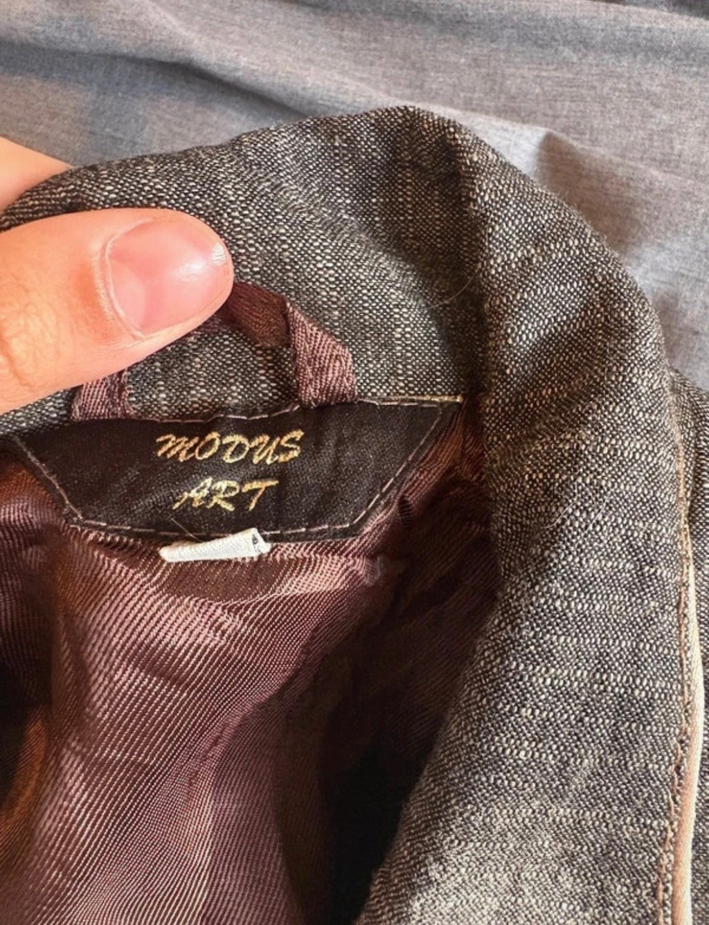 Vintage 90s Moodus Art Tailored Blazer