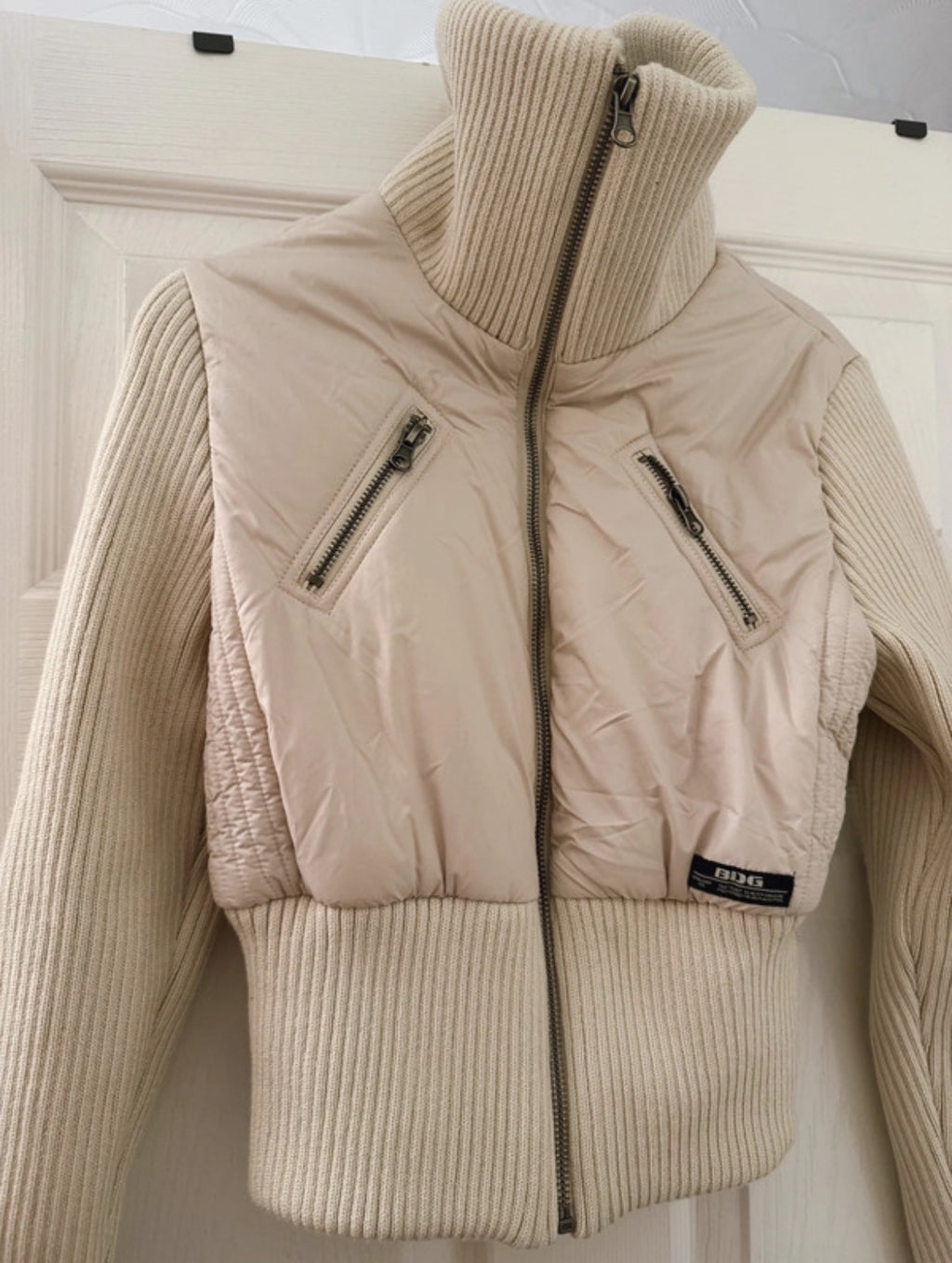BDG for Urban Outfitters cropped hybrid jacket