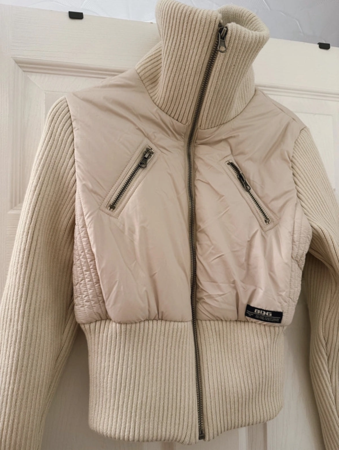 BDG for Urban Outfitters cropped hybrid jacket