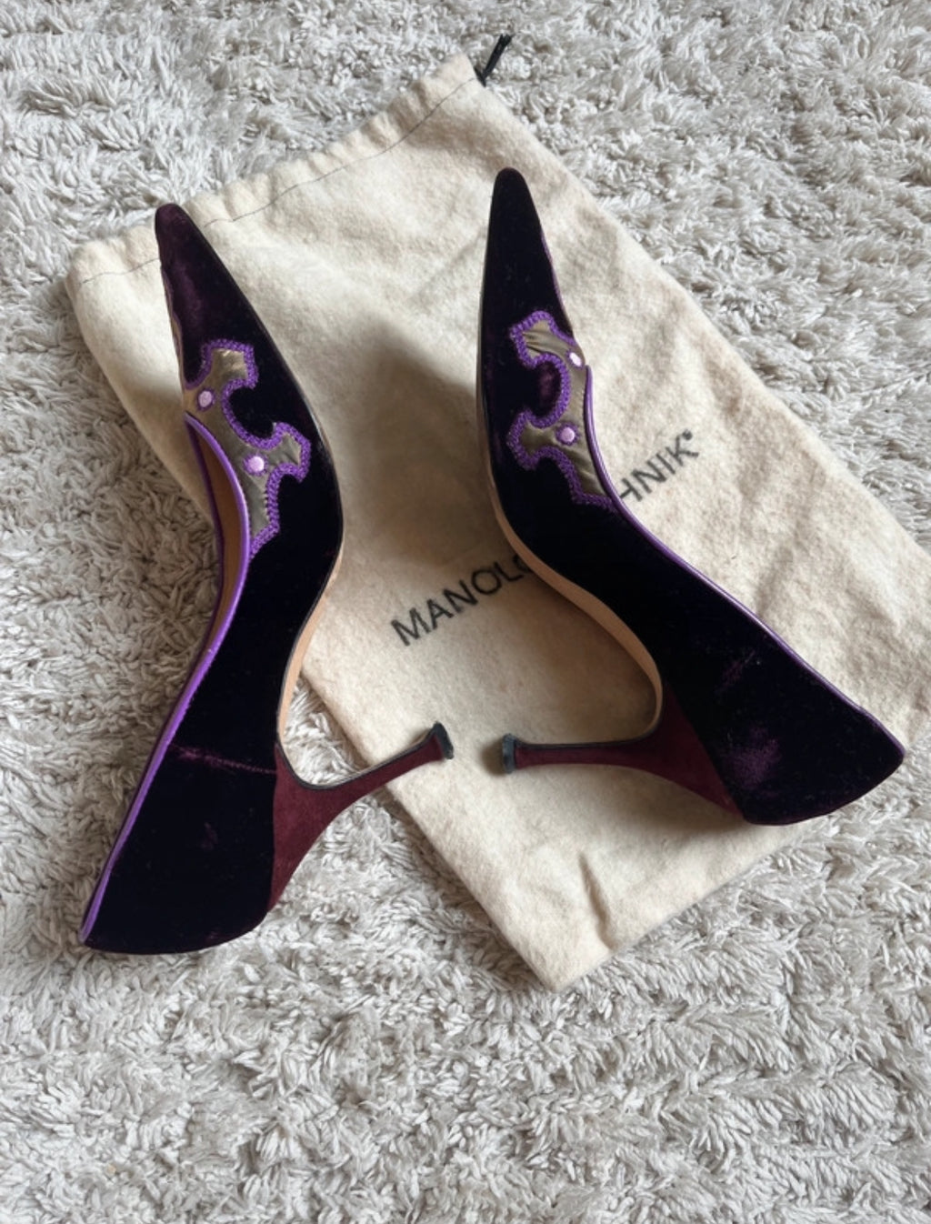 Ексклузивни винтидж обувки Manolo Blahnik x Neiman Marcus от септември 2005 г. - 37,5