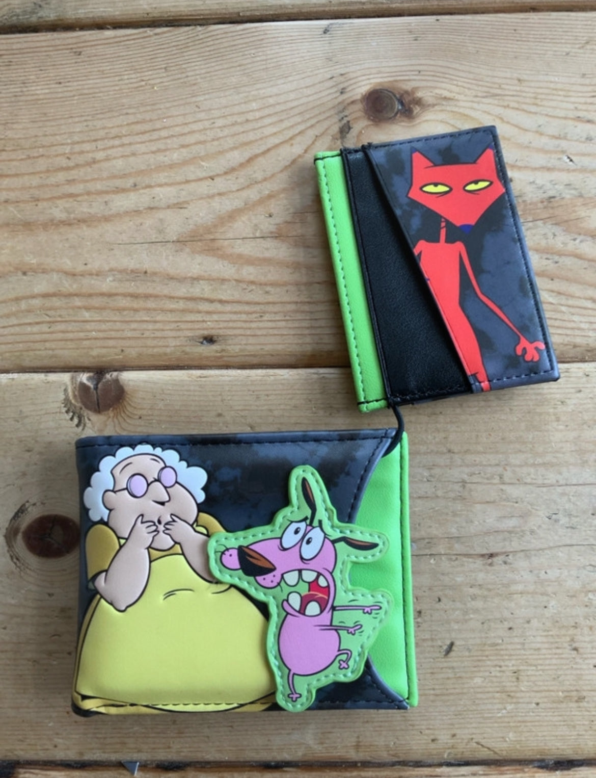 Courage the Cowardly Dog портмоне & card holder комплект