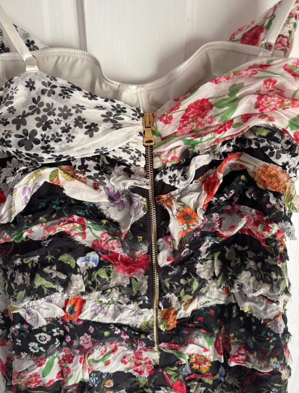 Dolce & Gabbana копринена мини рокля