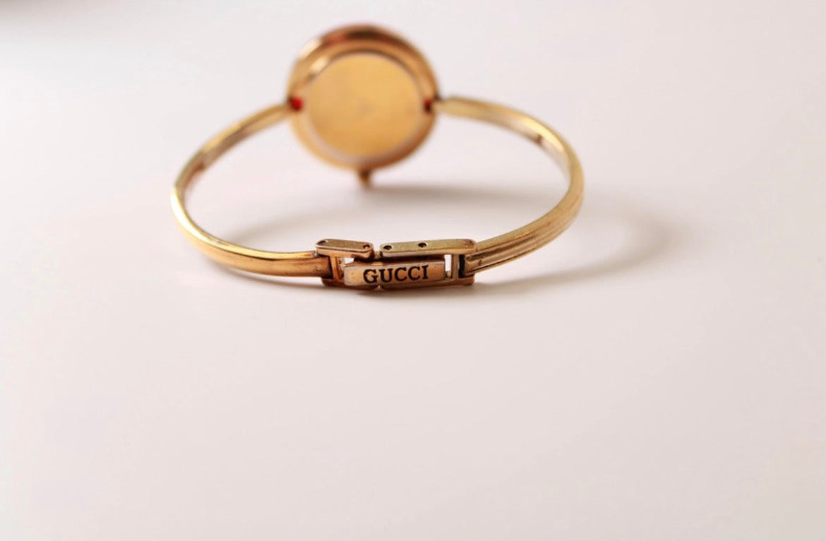 Vintage Gucci 1100L часовник със сменяеми цветни рингове – 1990s