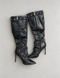 Steve Madden Finkle Studded Knee-High ботуши - 39