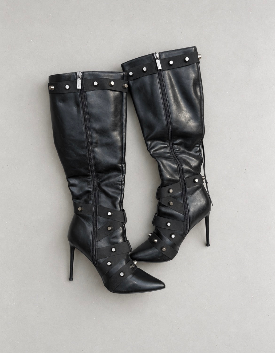 Steve Madden Finkle Studded Knee-High ботуши - 39