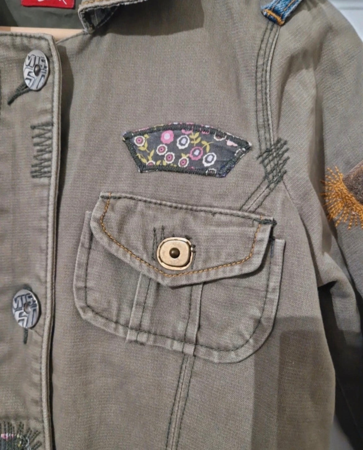 Vintage Miss Sixty Y2K Khaki Bomber яке