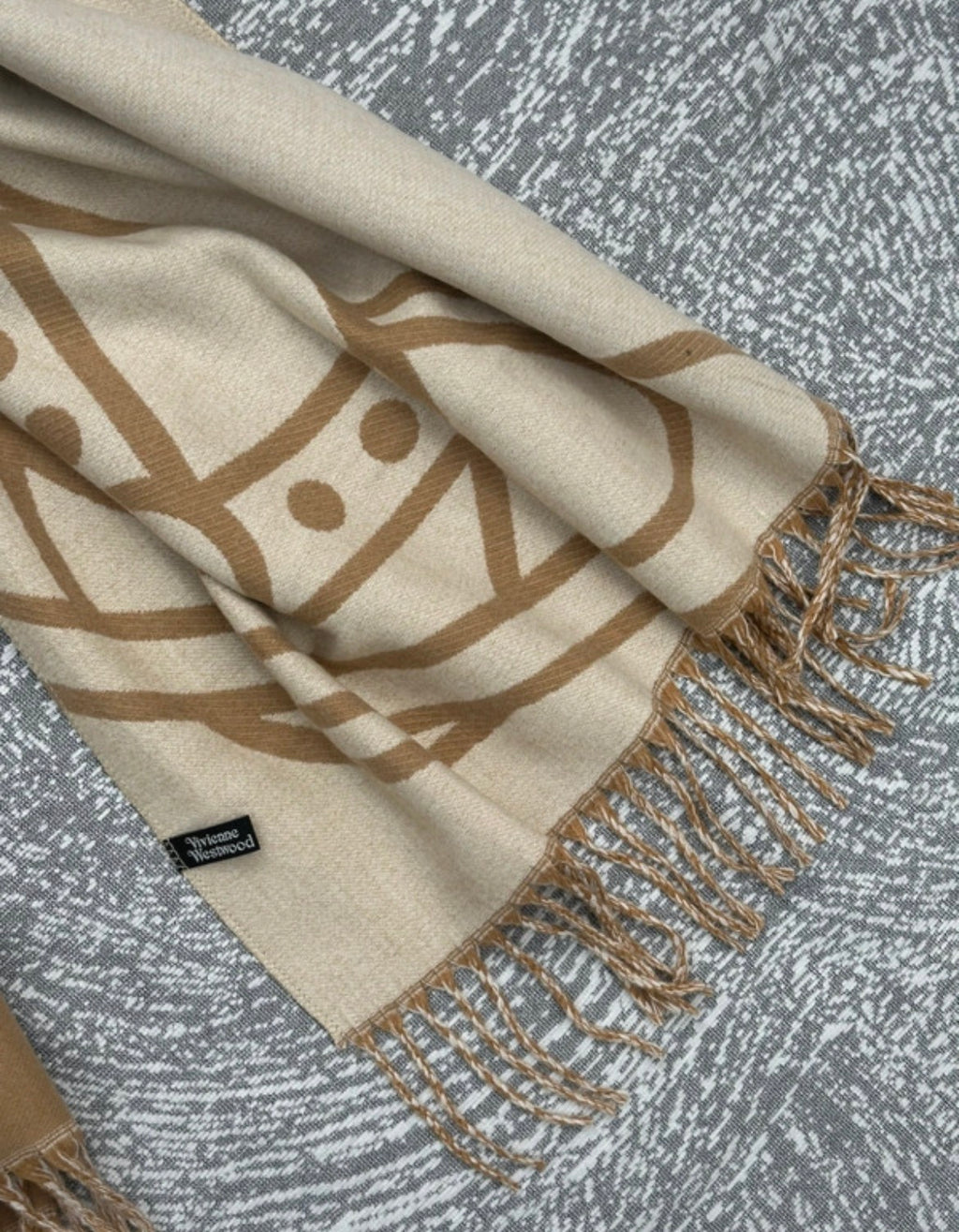 Двулицев шал Vivienne Westwood - кашмир
