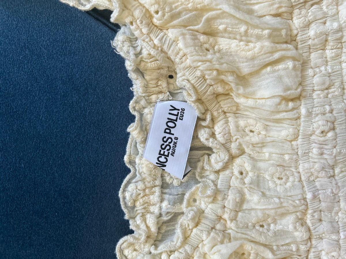 Жълта мини babydoll рокля Princess Polly