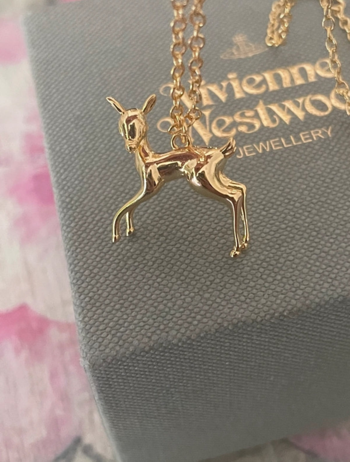 Рядко колие Vivienne Westwood Tiny Deer