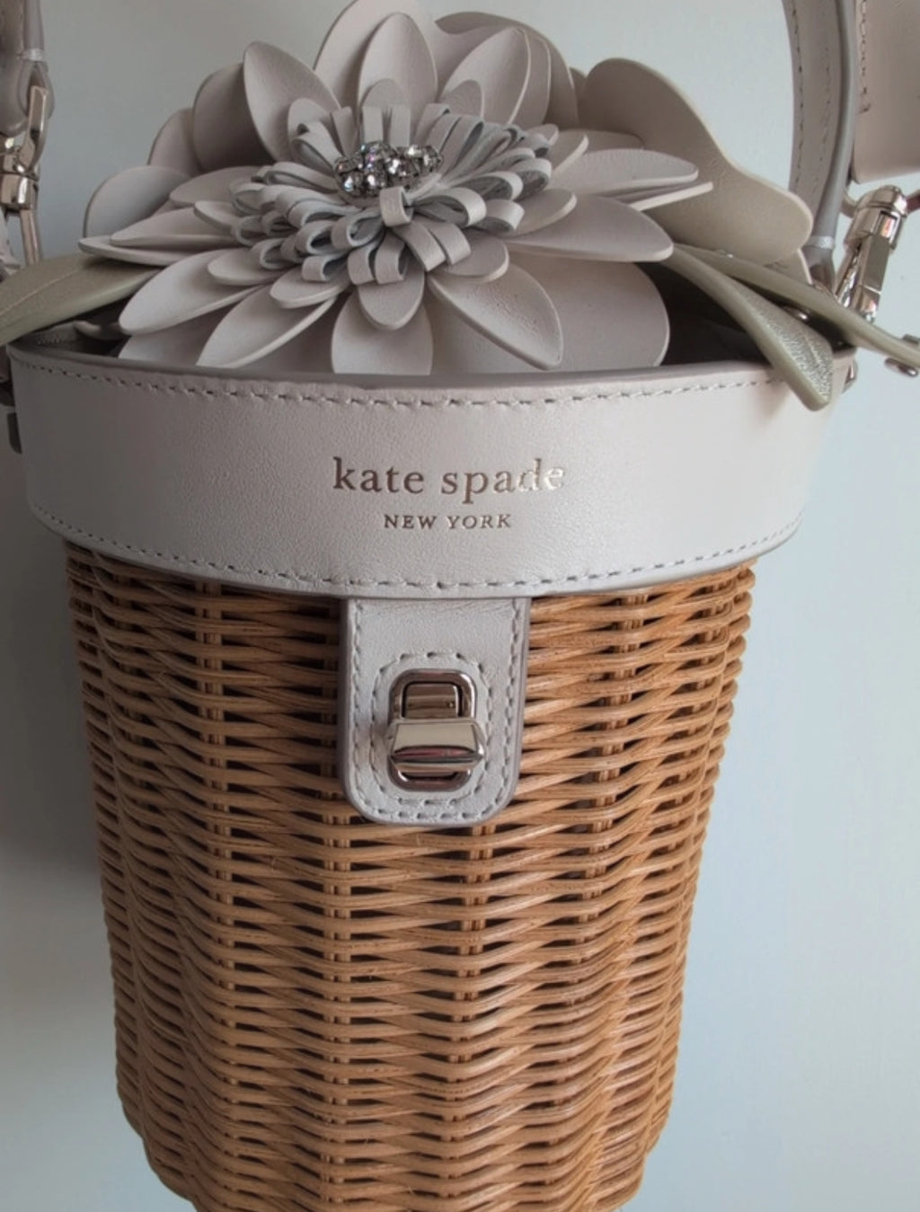 Чанта Kate Spade Bridal Wicker Flower Pot Crossbody