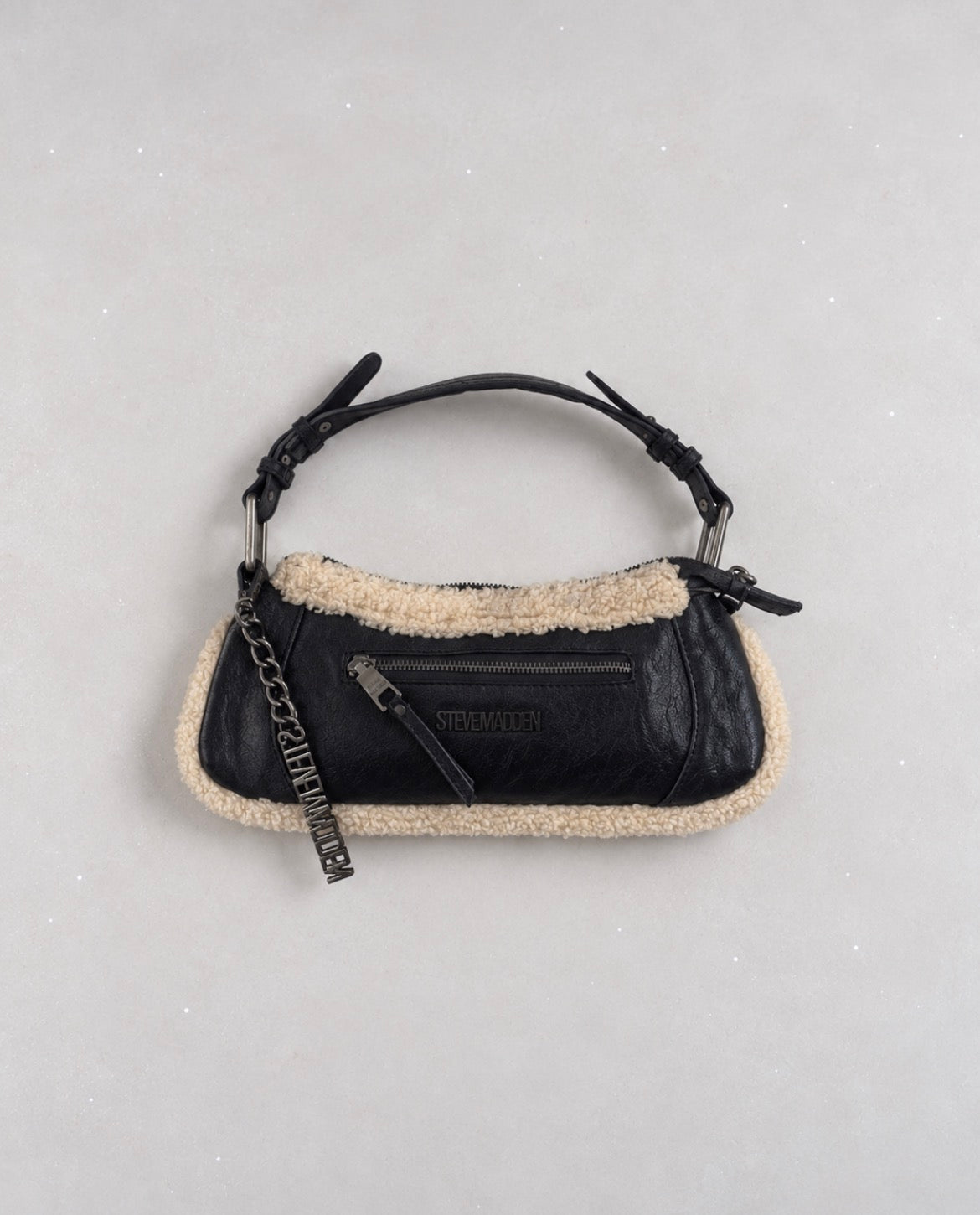 Steve Madden Y2K Faux Fur Shoulder чанта