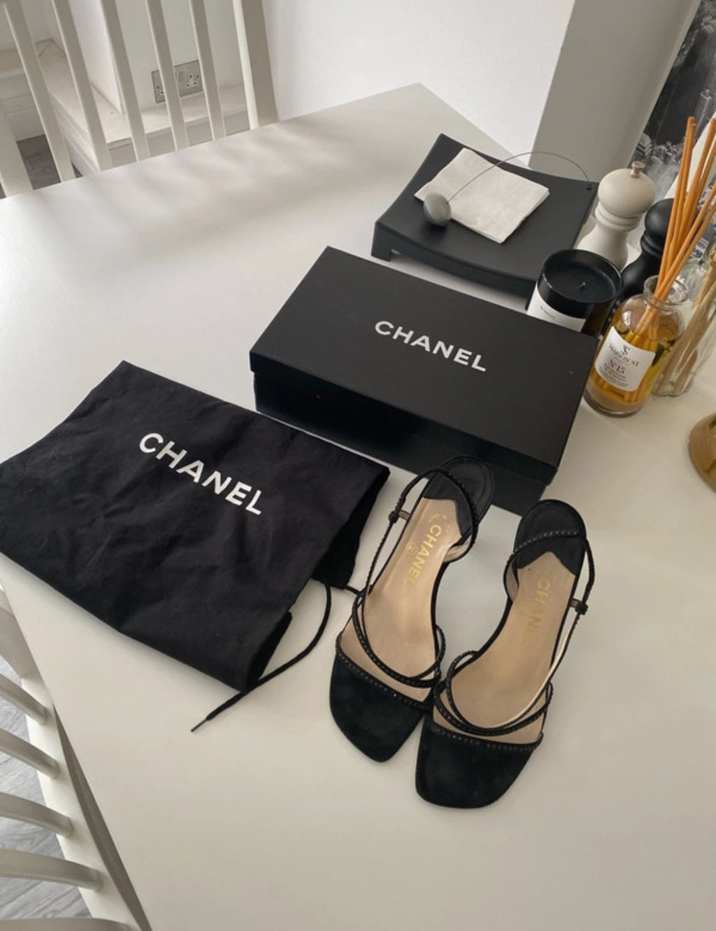Chanel сандали на ток
