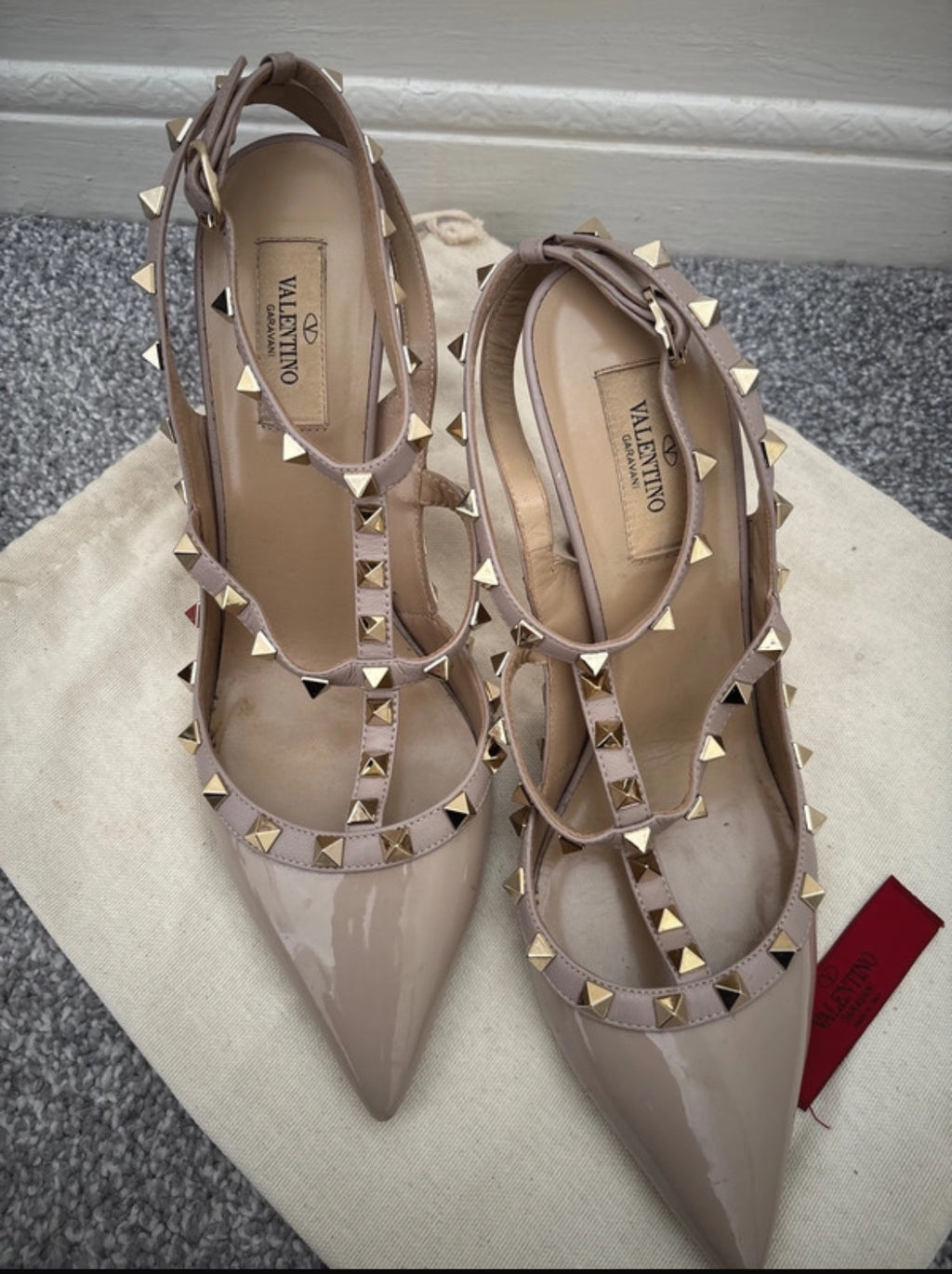 Valentino Garavani Rockstud обувки на ток - 40,5