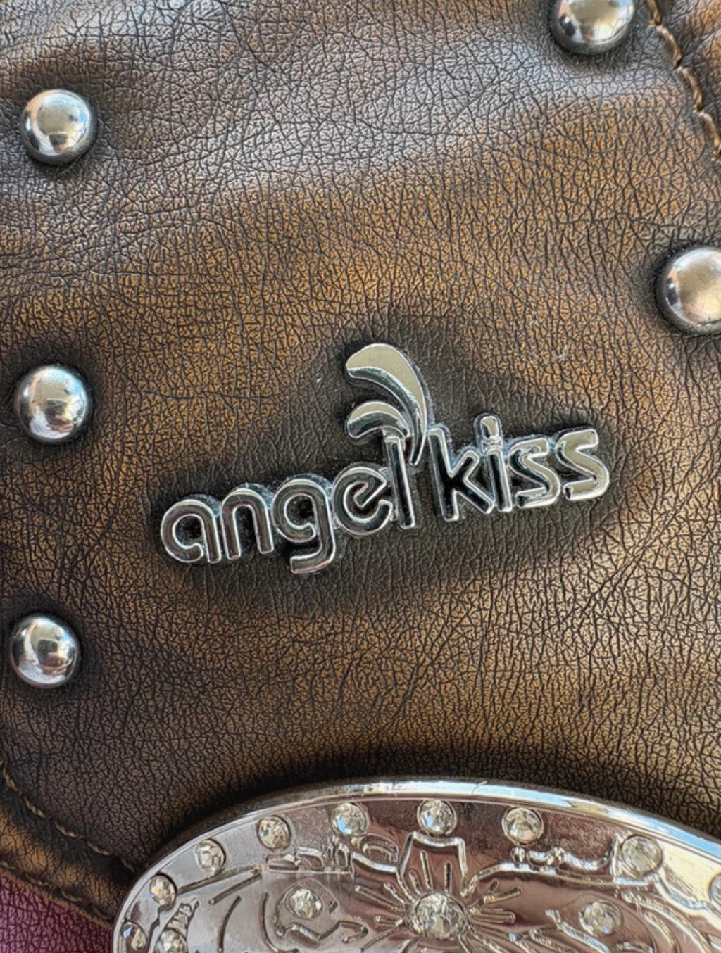 Angel Kiss Pink Western Studded чанта