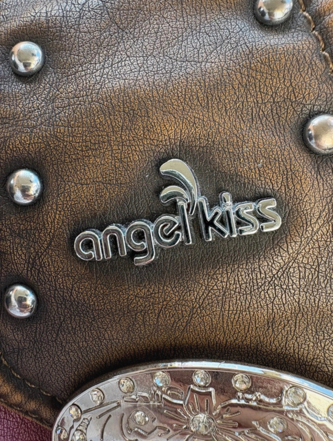 Angel Kiss Pink Western Studded чанта