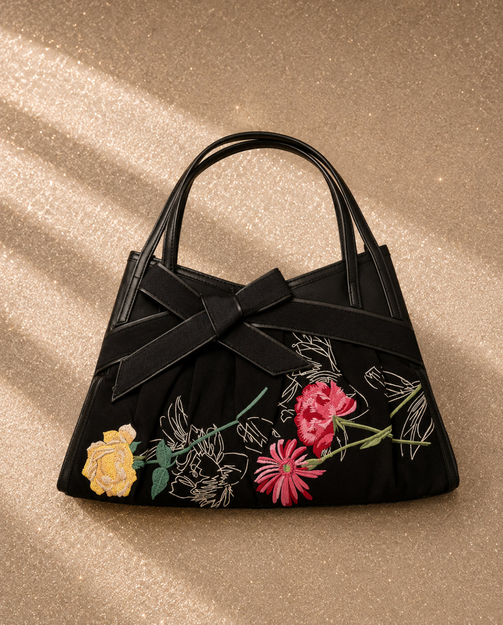 Копринена винтидж чанта Karen Millen