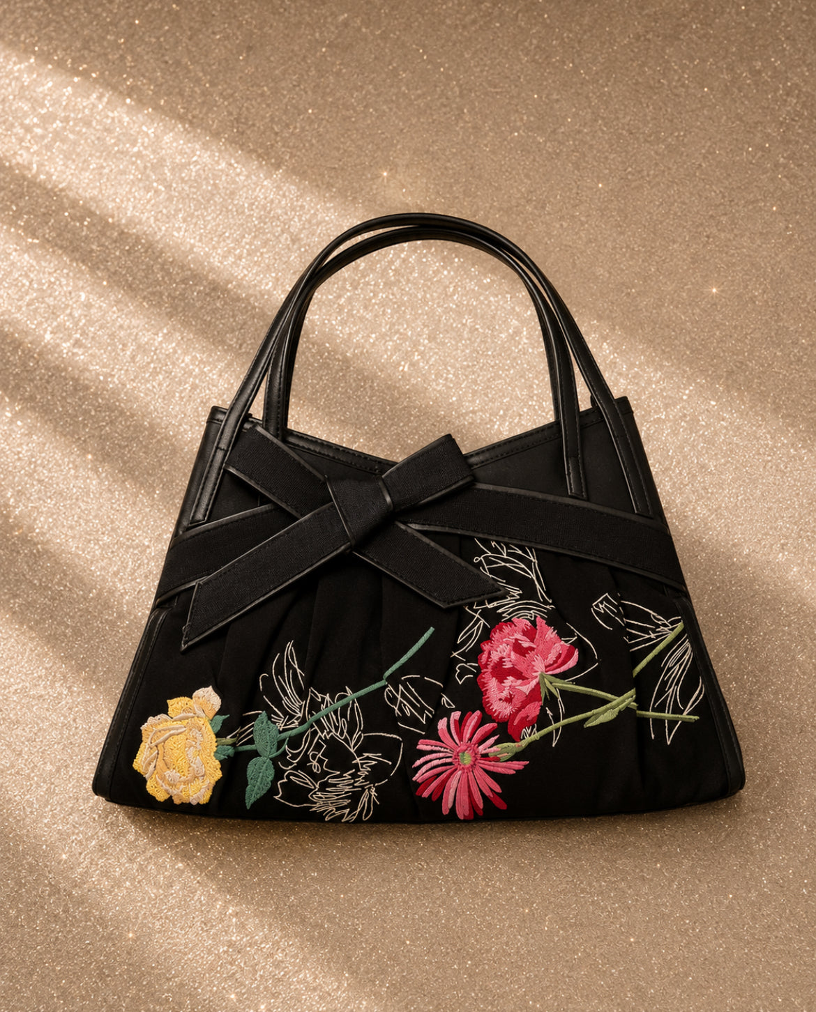 Копринена винтидж чанта Karen Millen