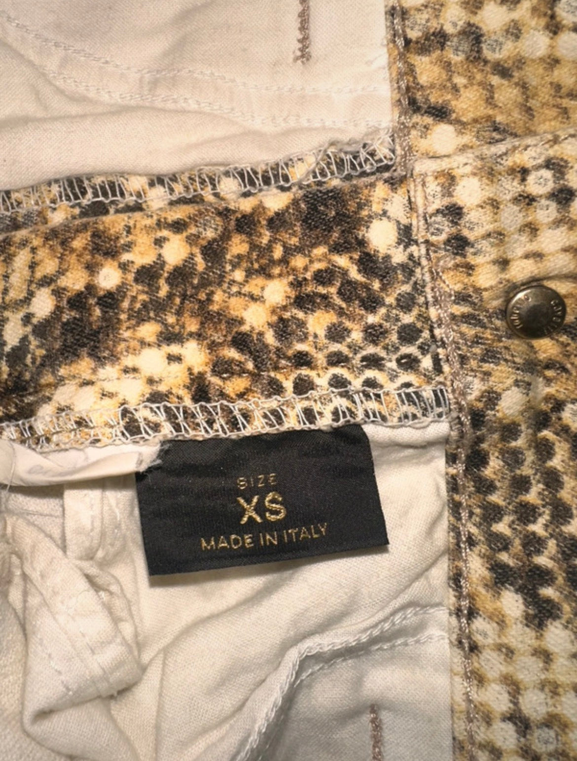 Roberto Cavalli SS2002 Snakeskin Jeans – редки архивни дизайнерски дънки
