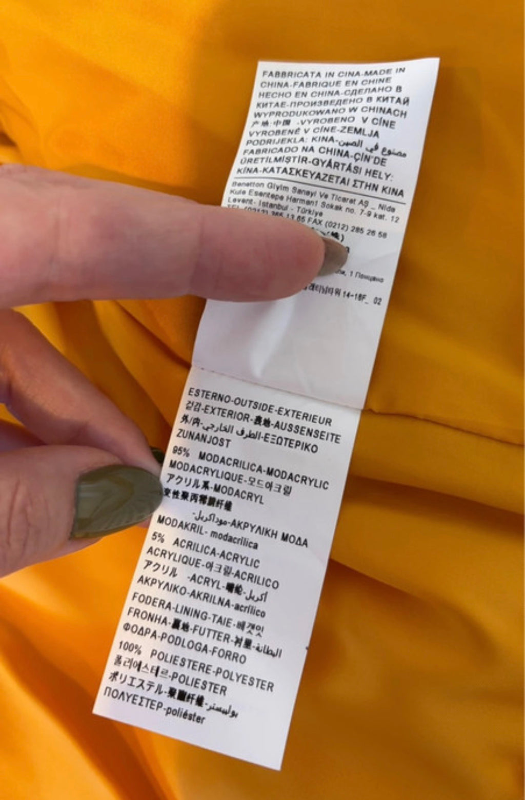 United Colors of Benetton Pink Faux Mongolian Fur яке
