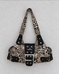 Angel Kiss Animal Print Mini Shoulder чанта
