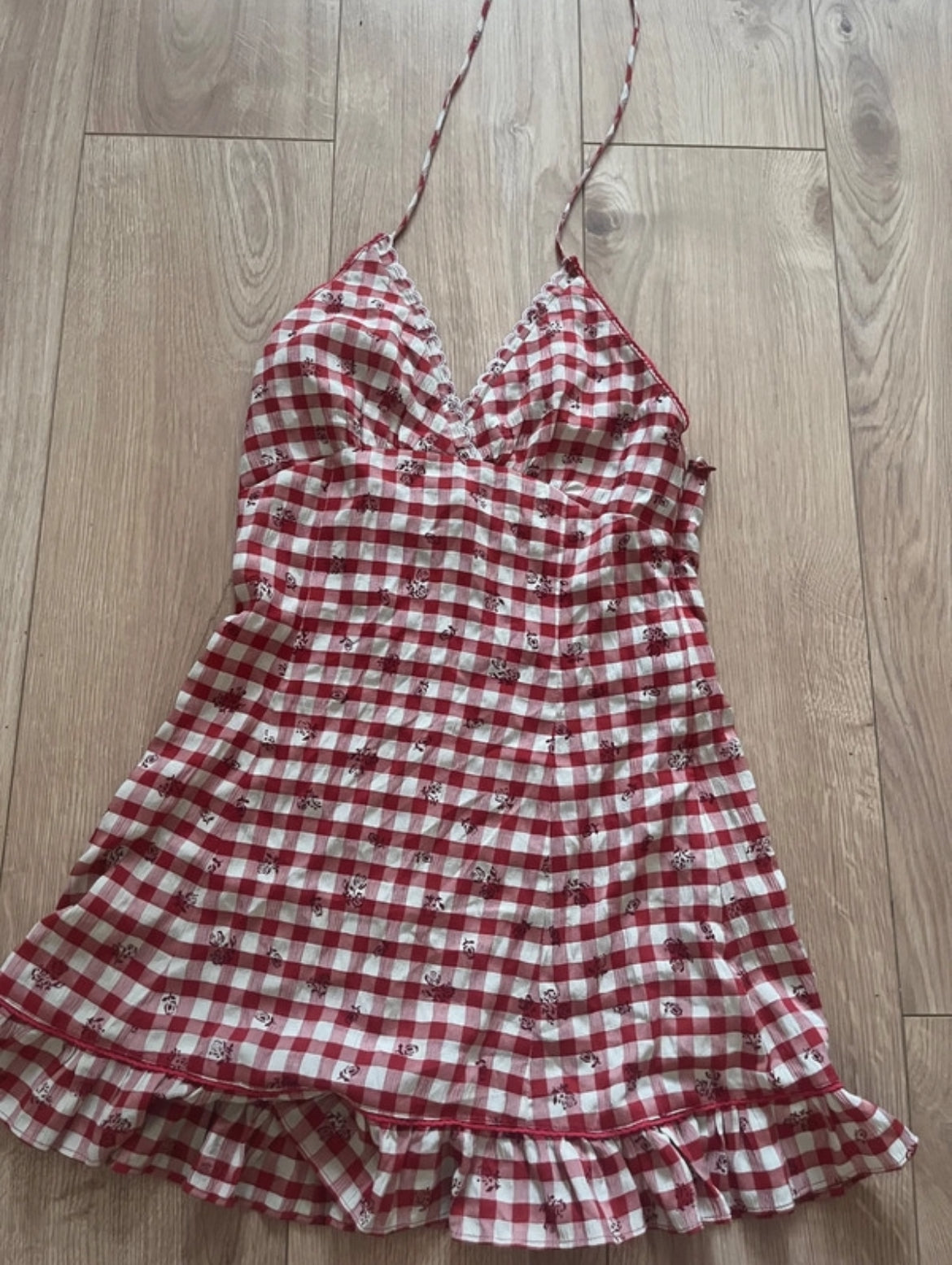 Мини gingham рокля Sweet Chilling