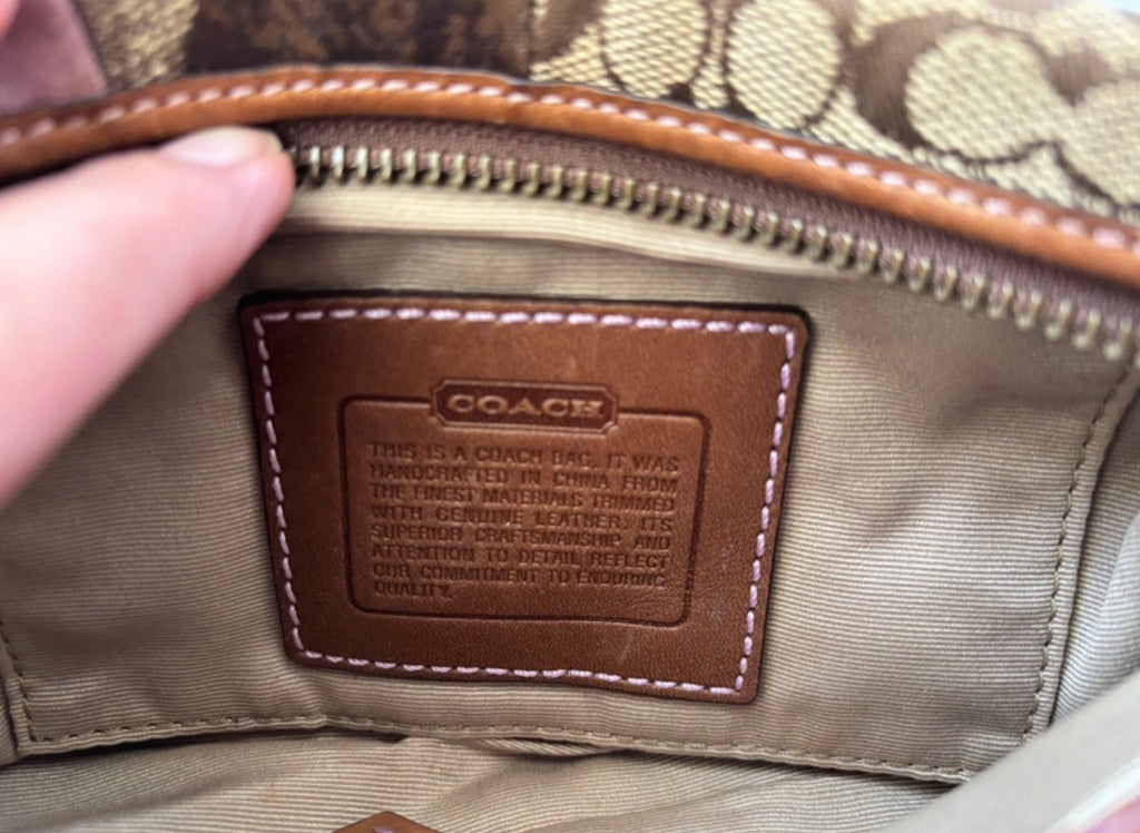 Винтидж Coach Patchwork shoulder bag