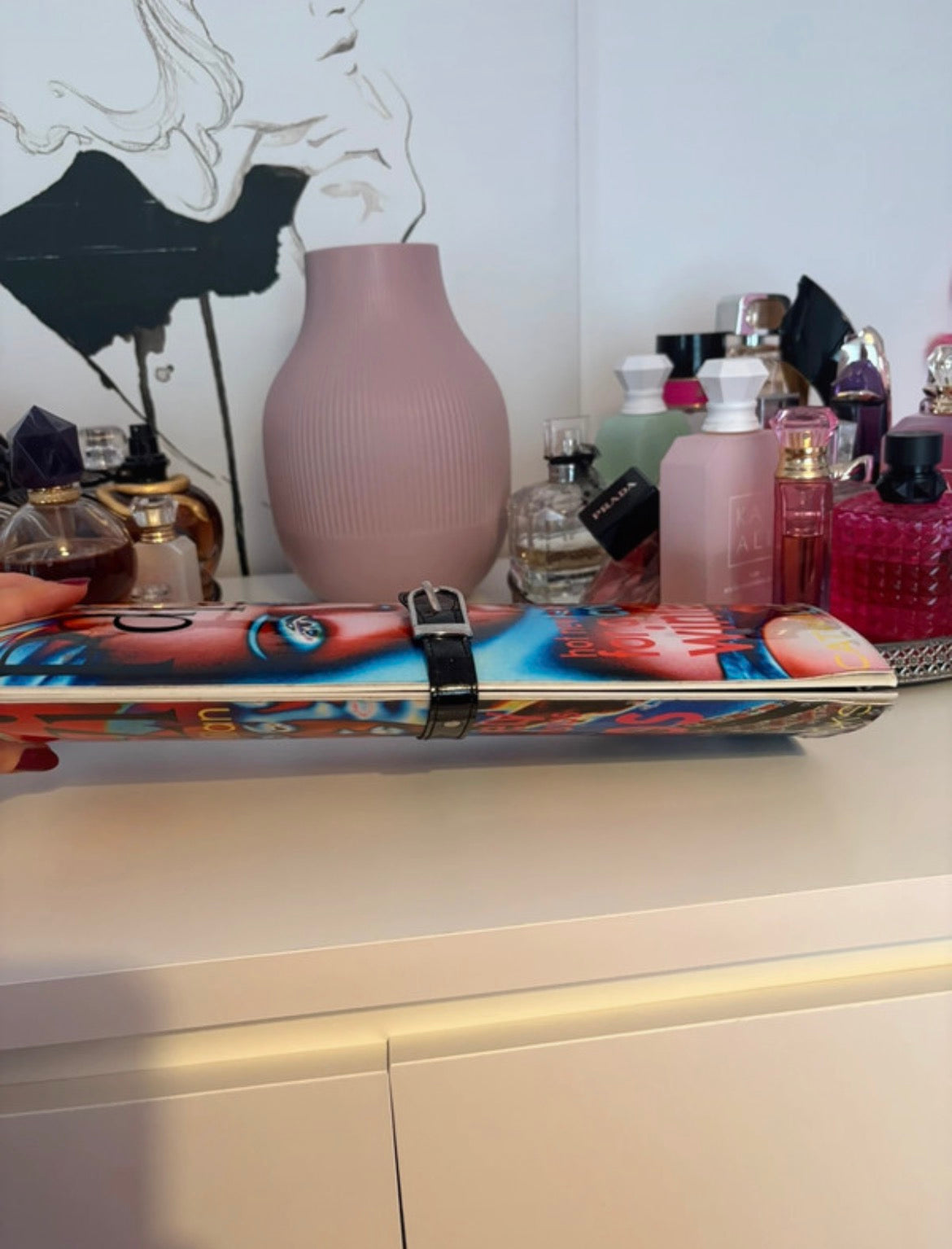 Papà Razzi Magazine Print Clutch