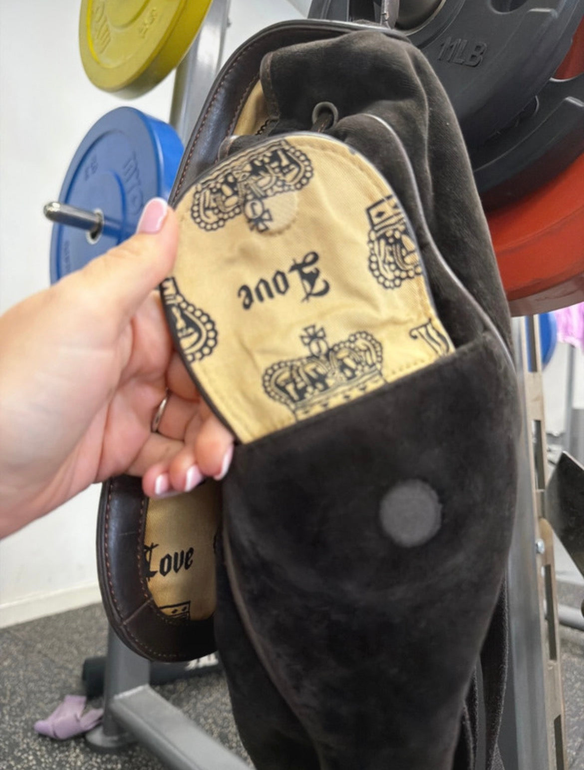 Juicy Couture University Vintage Y2K велурена раница