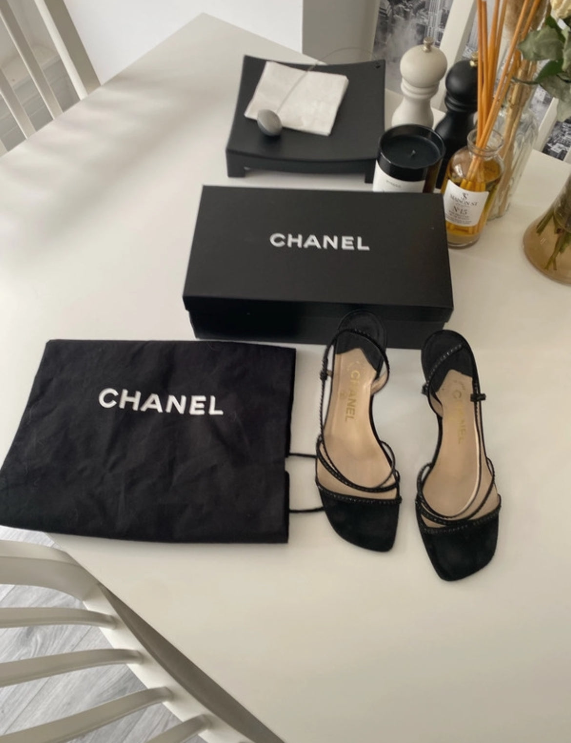 Chanel сандали на ток