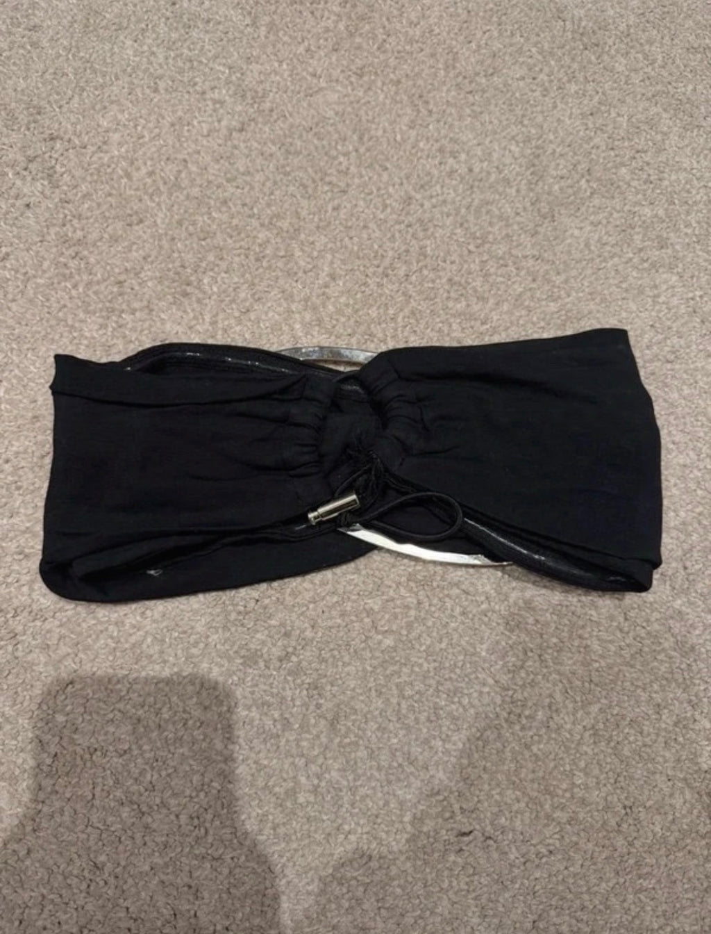 Diesel Black Hardware Bandeau топ