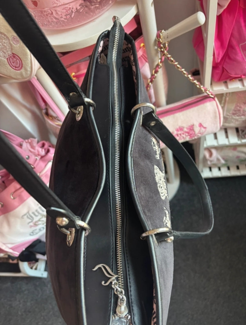 Juicy Couture Scottie Crest Tote Bag