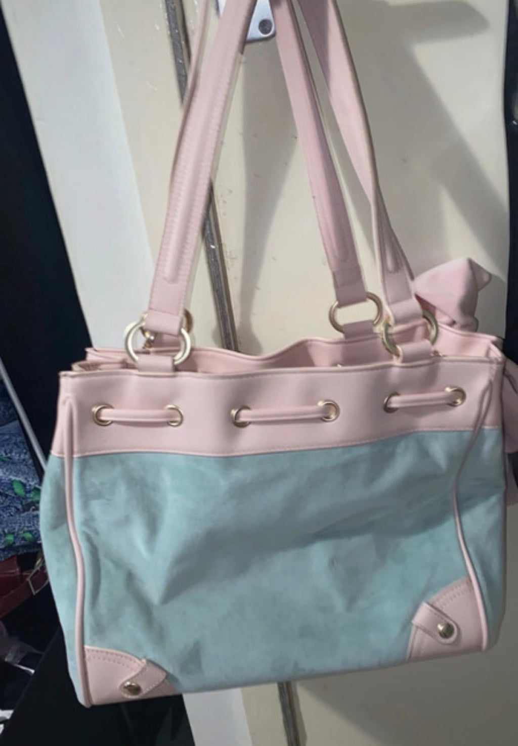 Juicy Couture Daydreamer чанта в розово и тюркоазено