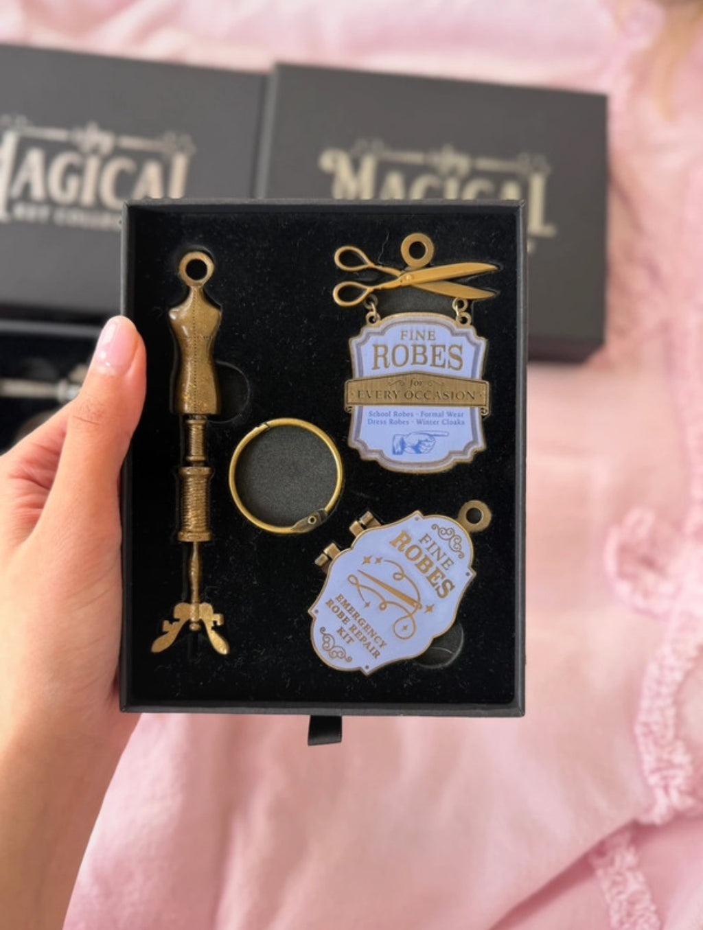 Официален колекционерски комплект LitJoy Crate Harry Potter Magical Key Collection - 2 броя