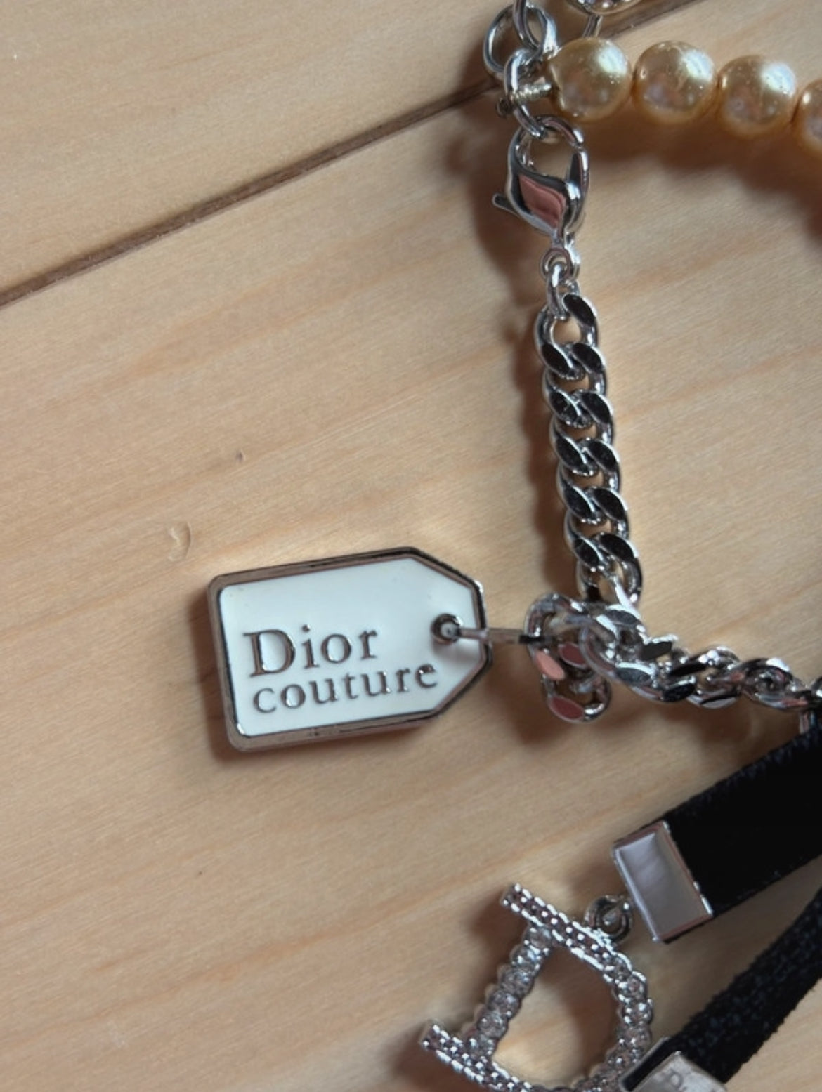 Винтидж гривна Dior