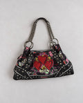 Ed Hardy Y2K Embellished Love Hearts Shoulder чанта