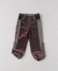 Винтидж low-rise corduroy capri панталон