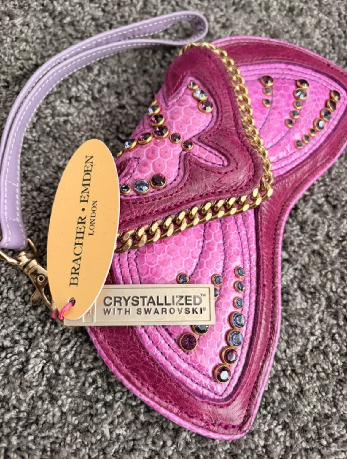 Рядка микро чанта Bracher Emden Swarovski Butterfly Clutch
