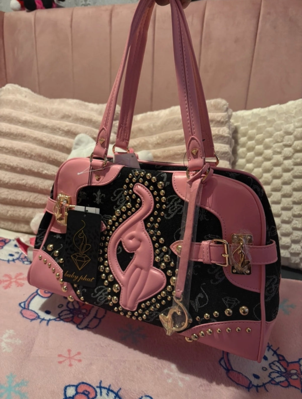 Baby Phat statement чанта в розово