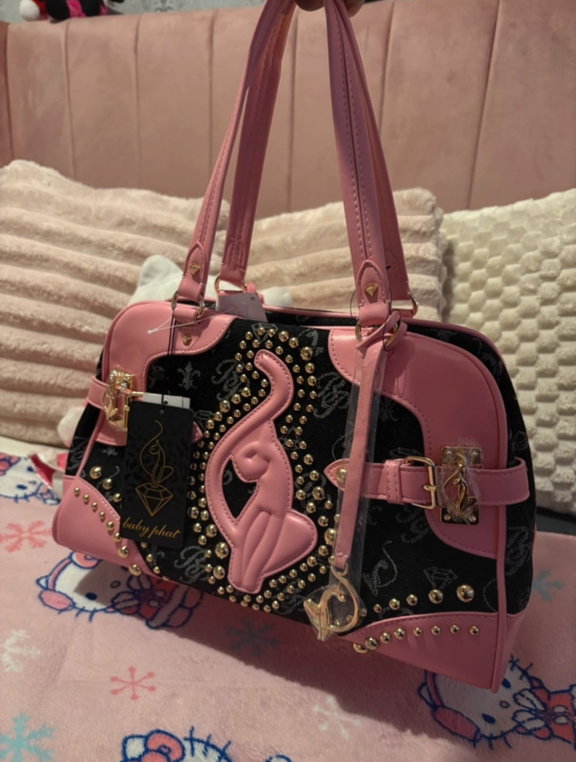 Baby Phat statement чанта в розово