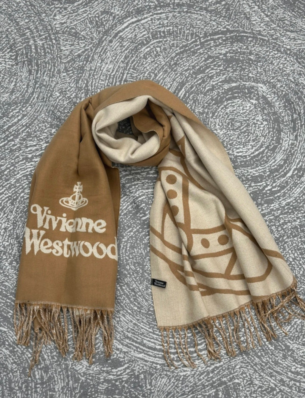 Двулицев шал Vivienne Westwood - кашмир