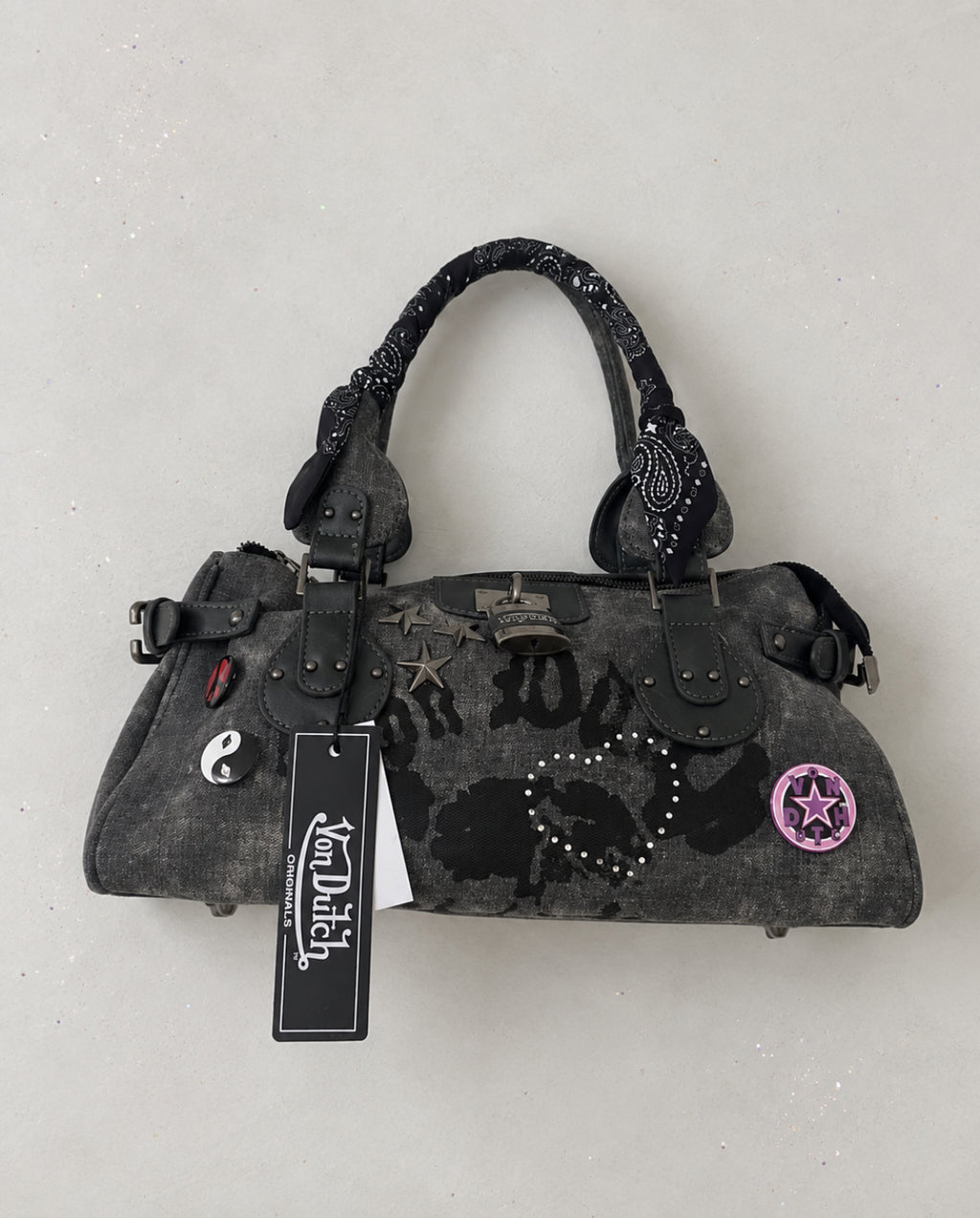 Von Dutch denim satchel чанта