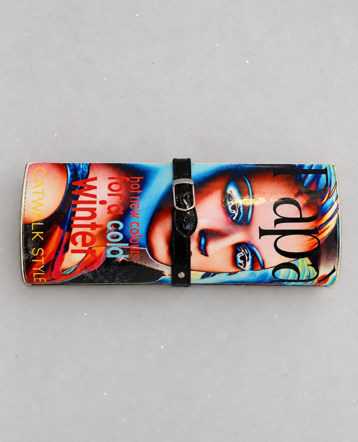 Papà Razzi Magazine Print Clutch