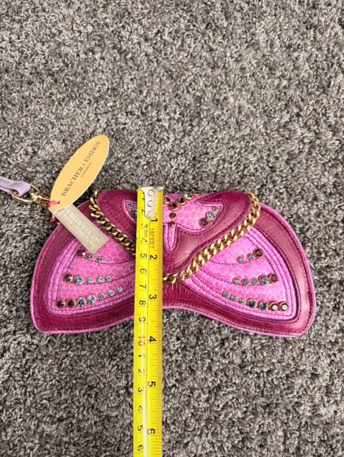 Рядка микро чанта Bracher Emden Swarovski Butterfly Clutch