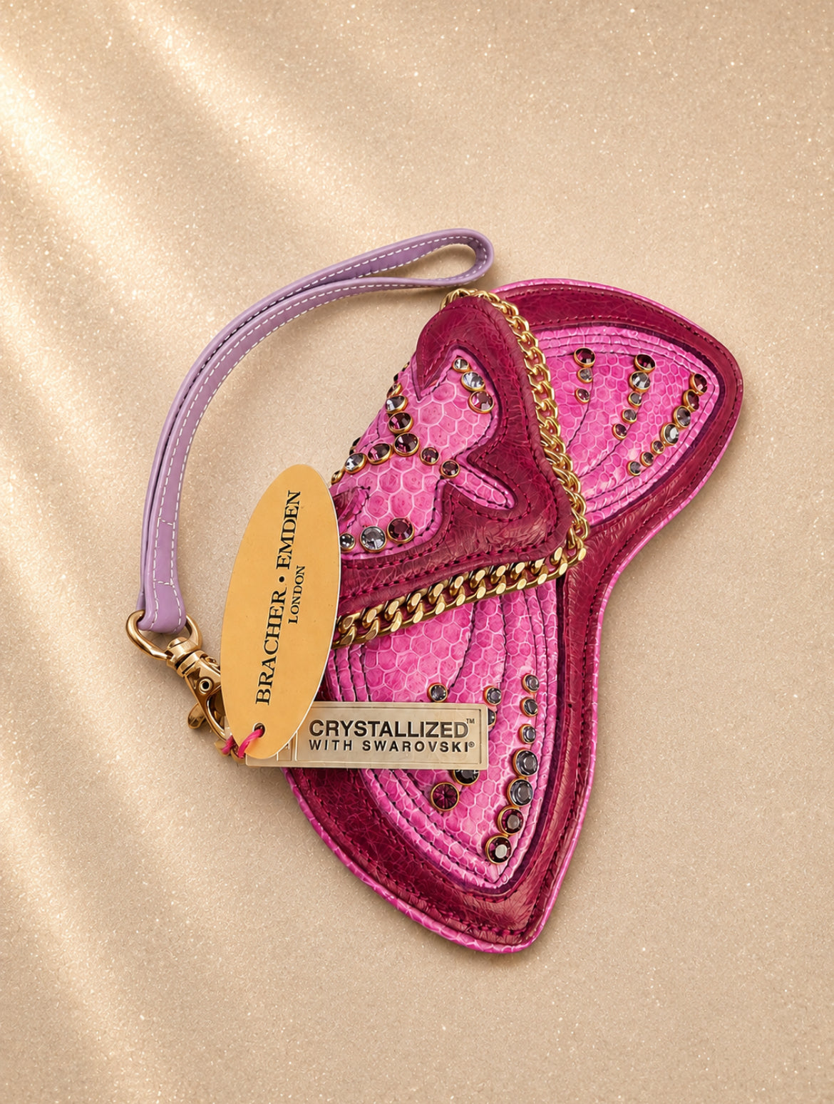 Рядка микро чанта Bracher Emden Swarovski Butterfly Clutch