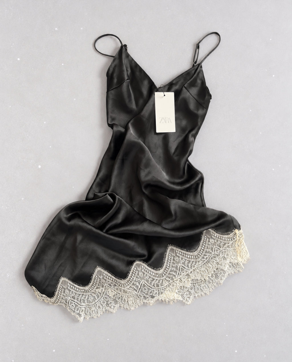 Елегантна ZARA satin slip dress