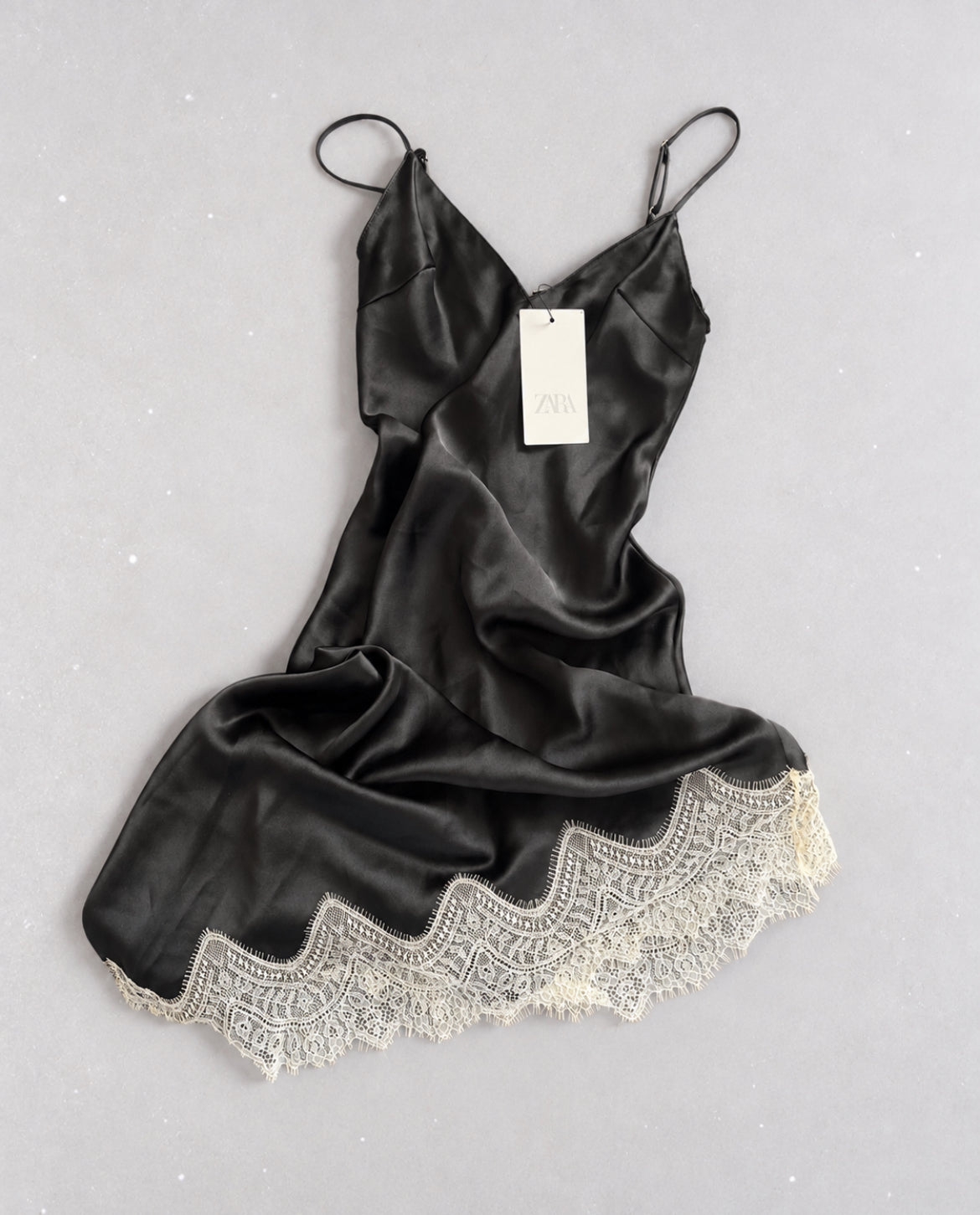 Елегантна ZARA satin slip dress